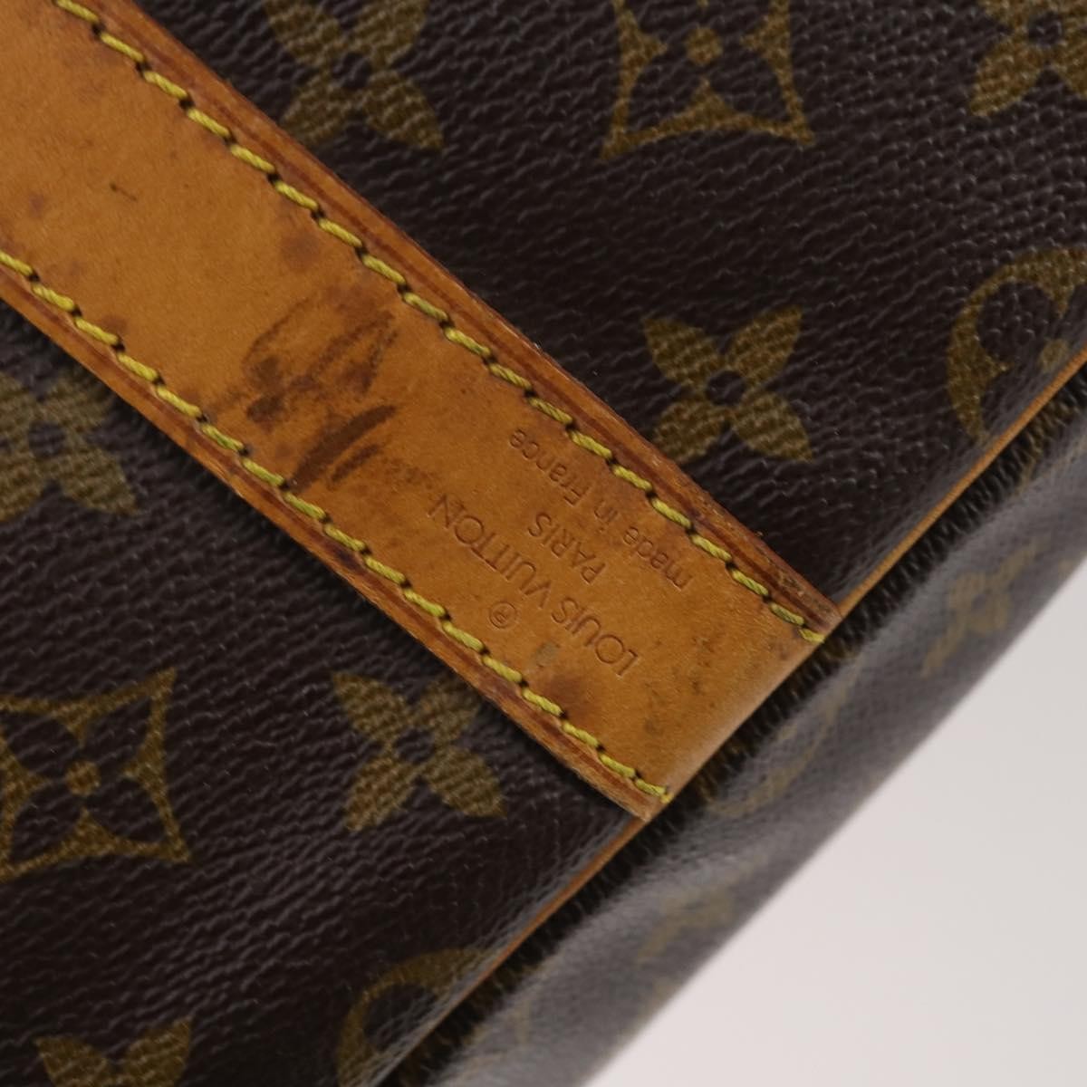 Louis Vuitton Keepall Bandouliere Bag Monogram Canvas Brown Canvas Travel Bag Bag (Pre-Owned)
