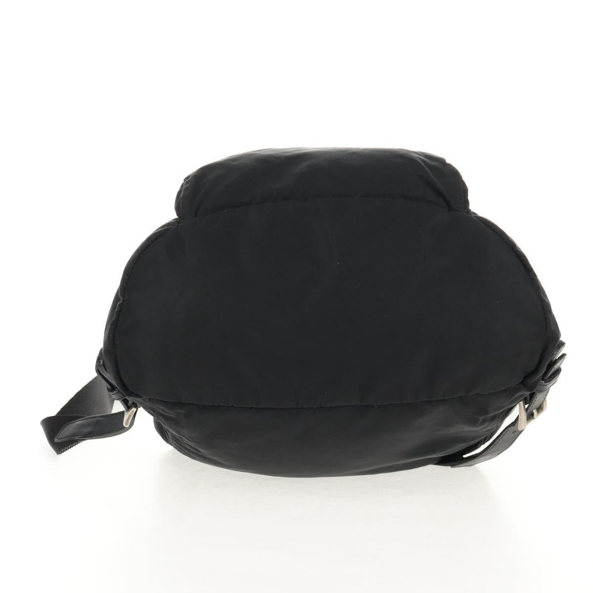 Prada Front Pocket Backpack Tessuto Black Nylon Backpack Bag (Pre-Owned)