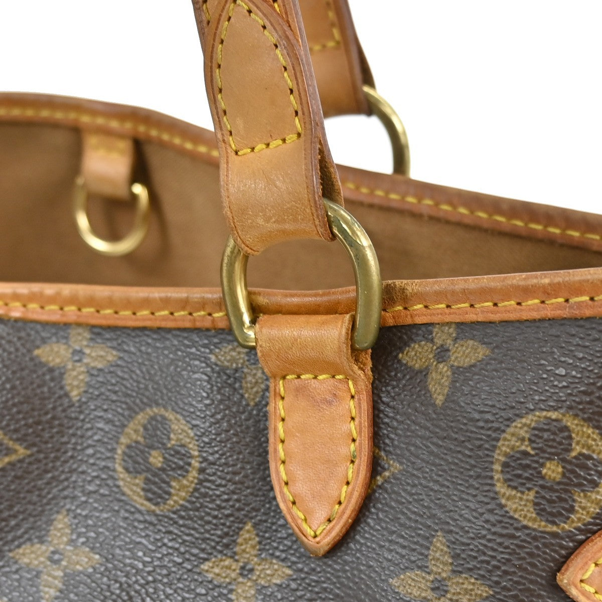 Louis Vuitton Batignolles Handbag Monogram Canvas Brown Canvas Shoulder Bag Bag (Pre-Owned)