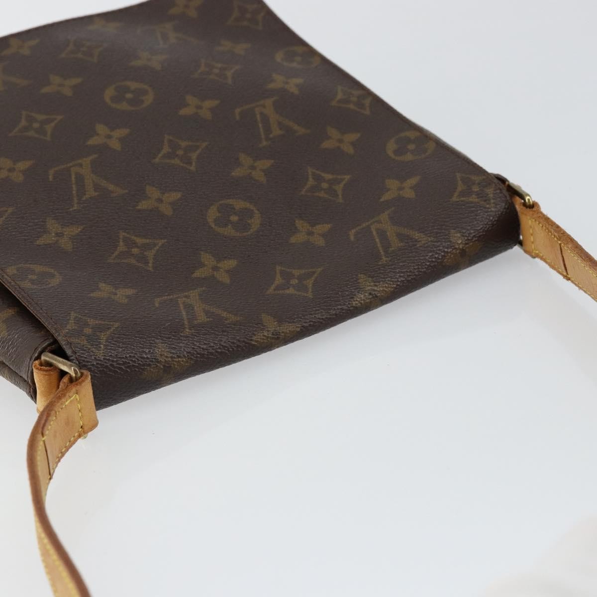 Louis Vuitton Musette Salsa Handbag Monogram Canvas Brown Canvas Shoulder Bag Bag (Pre-Owned)