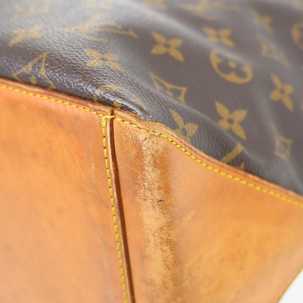 Louis Vuitton Cabas Mezzo Monogram Canvas Brown Canvas Tote Bag Bag (Pre-Owned)