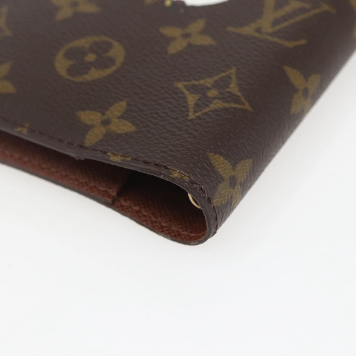 Louis Vuitton Agenda Cover Monogram Panda Brown Canvas Wallets Accessory (Pre-Owned)