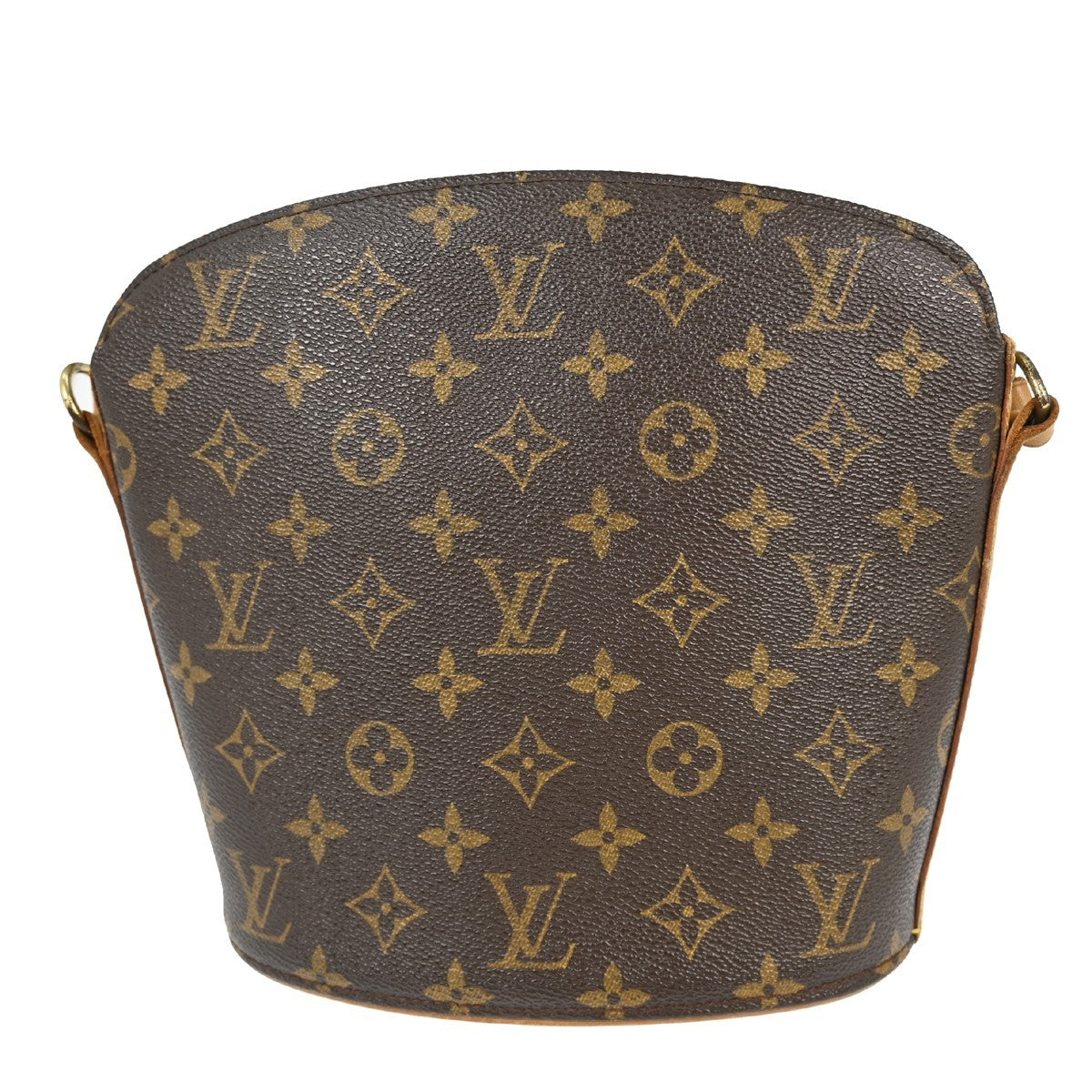 Louis Vuitton Drouot Handbag Monogram Canvas Brown Canvas Shoulder Bag Bag (Pre-Owned)