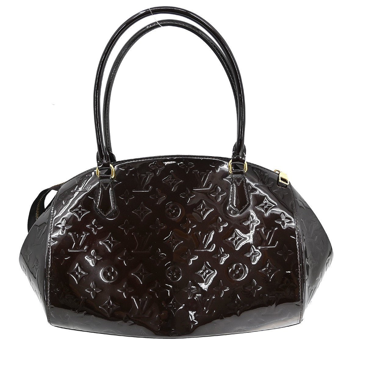 Louis Vuitton Sherwood Handbag Monogram Vernis Purple Patent_Leather Handbag (Pre-Owned)