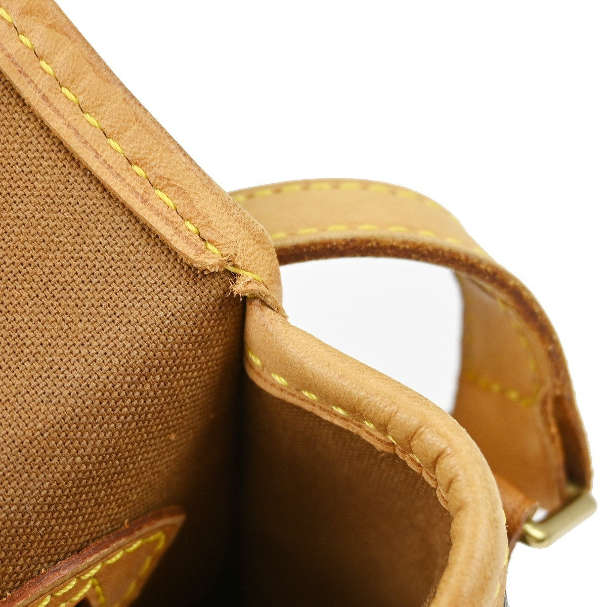 Louis Vuitton Sologne Handbag Monogram Canvas Brown Canvas Shoulder Bag Bag (Pre-Owned)