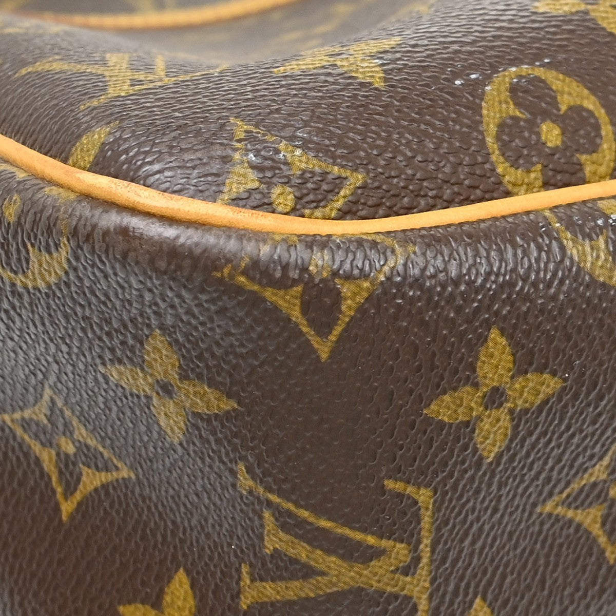 Louis Vuitton Reporter Bag Monogram Canvas Brown Canvas Shoulder Bag Bag (Pre-Owned)