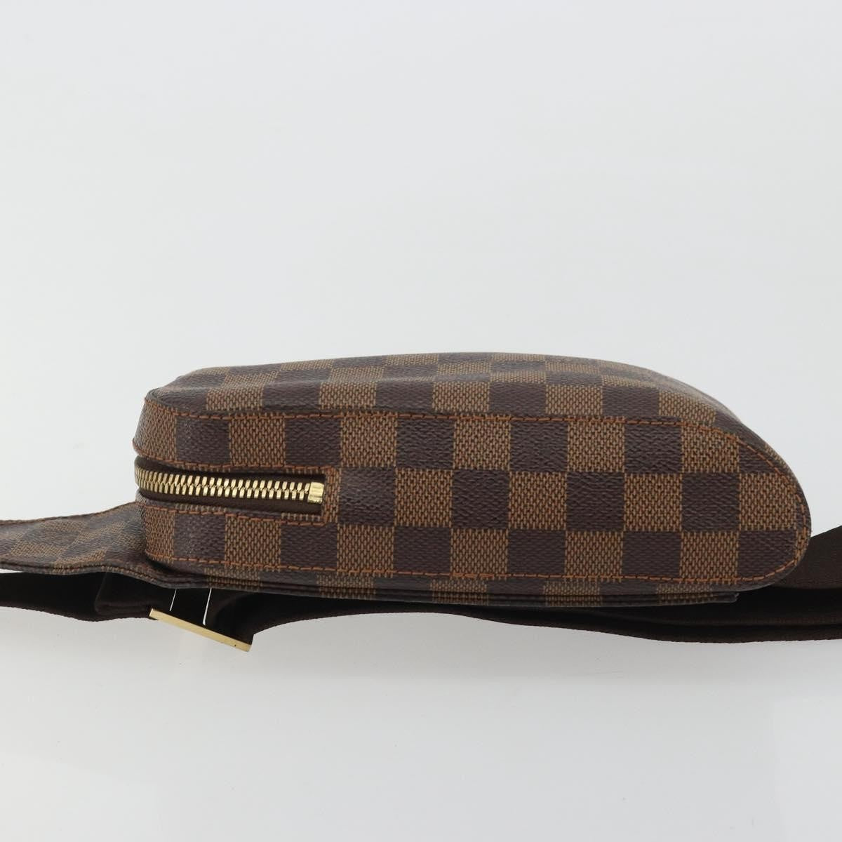 Louis Vuitton Geronimos Waist Bag Damier Brown Canvas Shoulder Bag Bag (Pre-Owned)