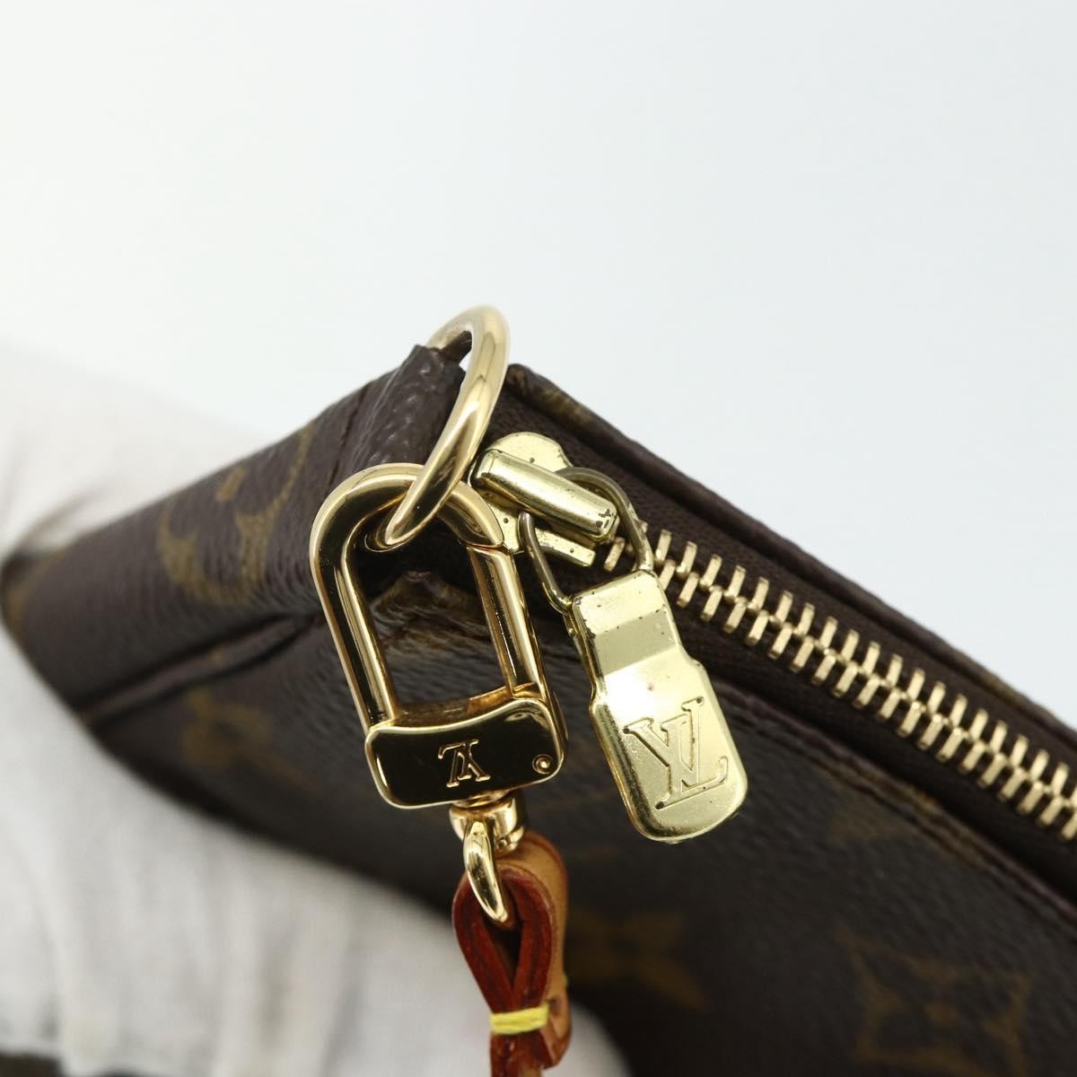 Louis Vuitton Pochette Accessoires Monogram Canvas Brown Canvas Clutche & Pouche Bag (Pre-Owned)