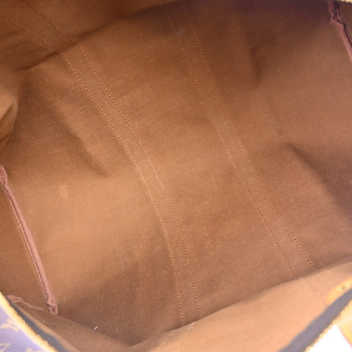Louis Vuitton Keepall Bag Monogram Canvas Brown Canvas Travel Bag Bag (Pre-Owned)