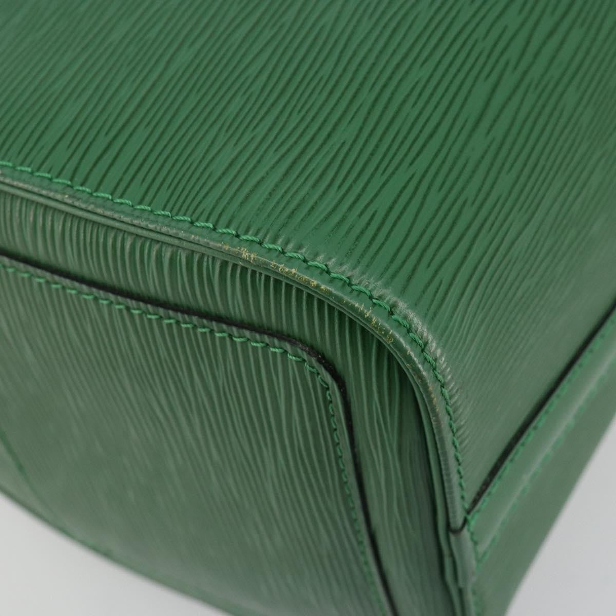 Louis Vuitton Speedy Handbag Epi Leather Green Leather Handbag (Pre-Owned)