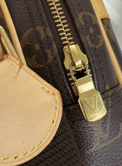 Louis Vuitton Reporter Bag Monogram Canvas Brown Canvas Shoulder Bag Bag (Pre-Owned)