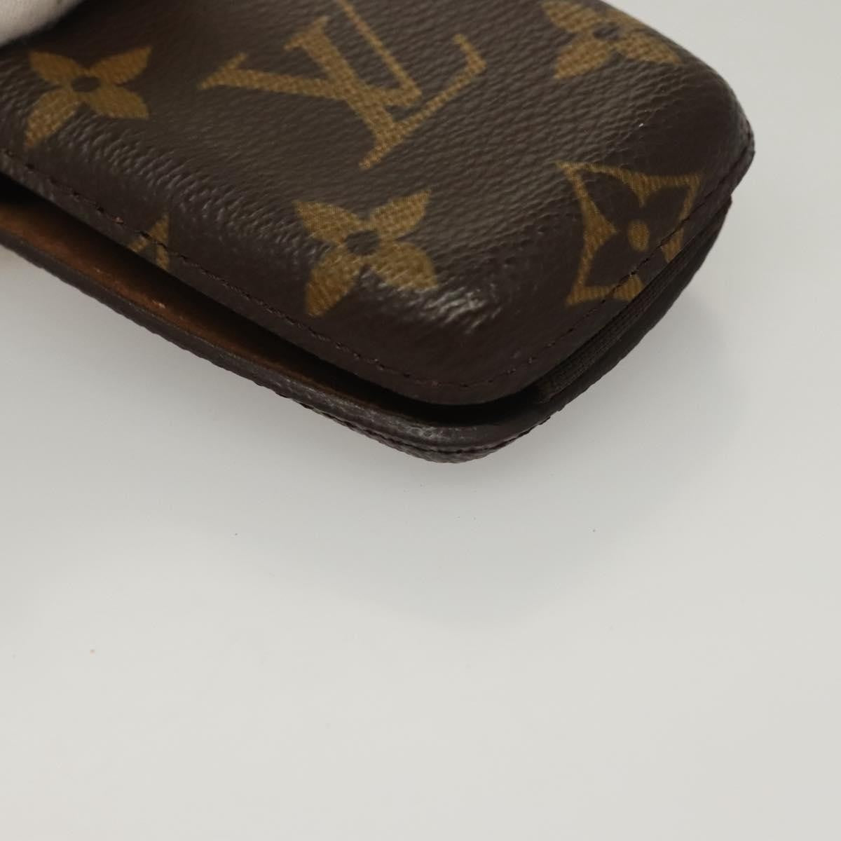 Louis Vuitton Etui Phone Case Monogram Canvas Brown Canvas Bag (Pre-Owned)
