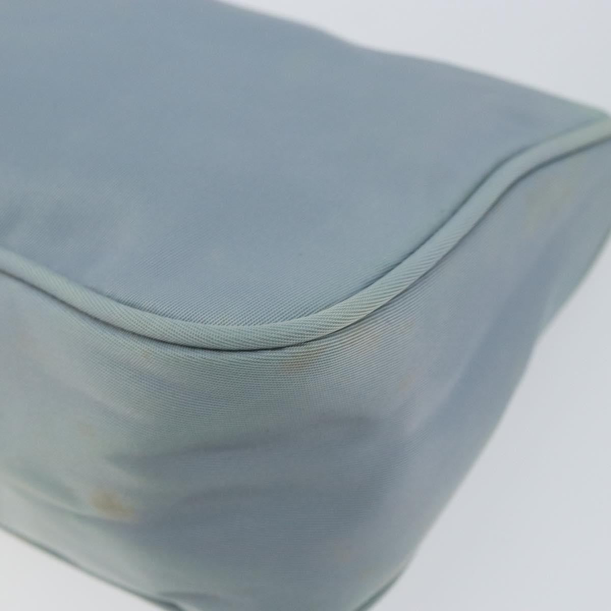 Prada Pochette Shoulder Bag Tessuto Blue Nylon Clutche & Pouche Bag (Pre-Owned)