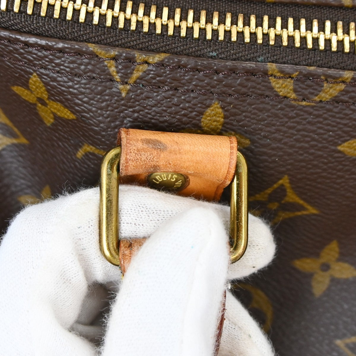 Louis Vuitton Keepall Bag Monogram Canvas Brown Canvas Travel Bag Bag (Pre-Owned)