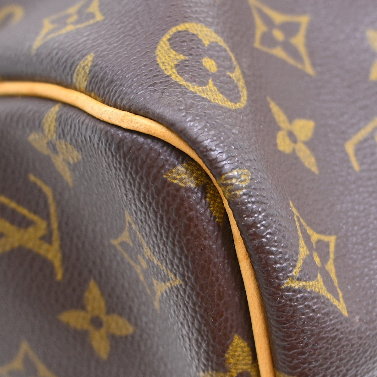 Louis Vuitton Keepall Bandouliere Bag Limited Edition Illusion Monogram Taurillon Leather Brown Canvas Travel Bag Bag (Pre-Owned)