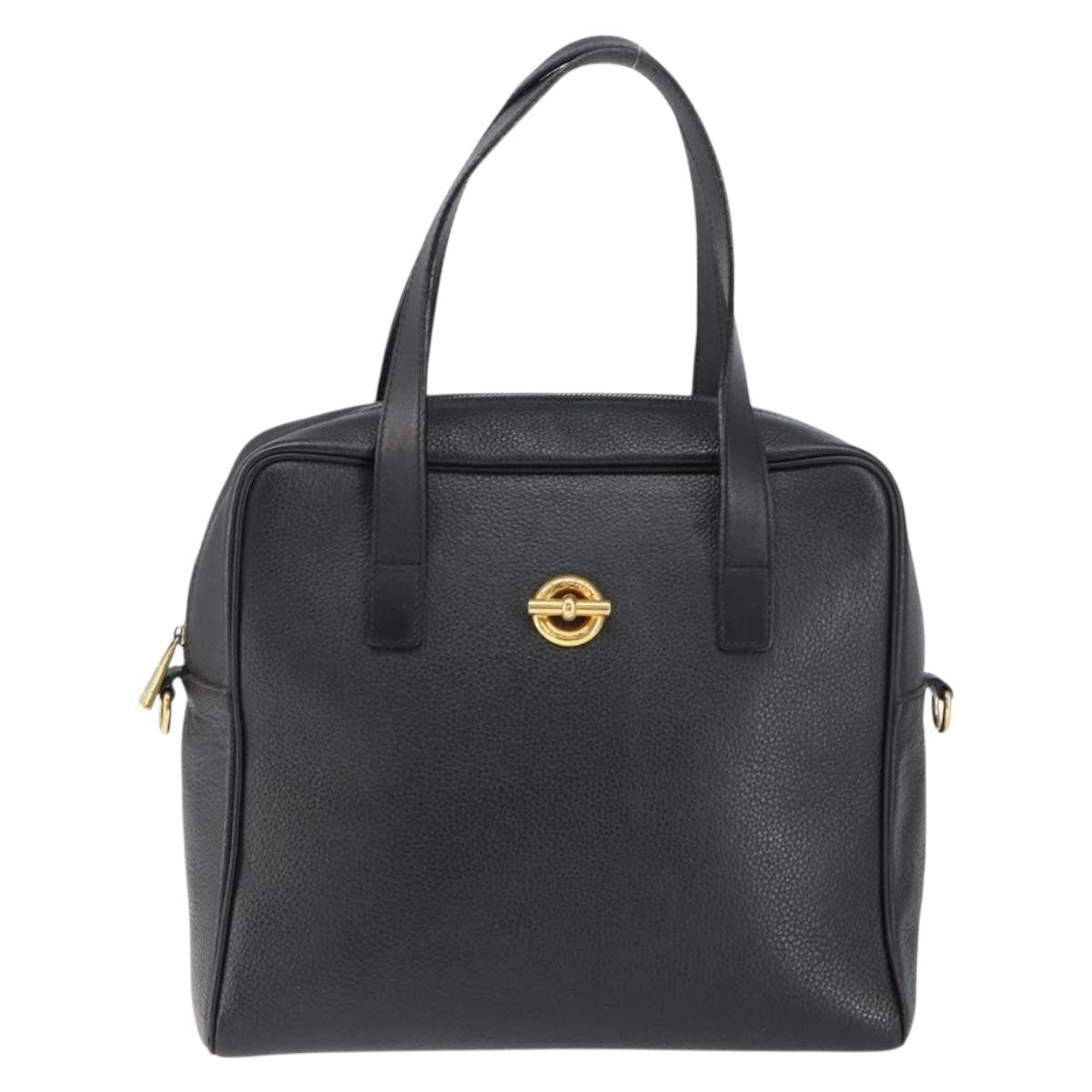 Celine Handbag Leather Black Leather Handbag (Pre-Owned)