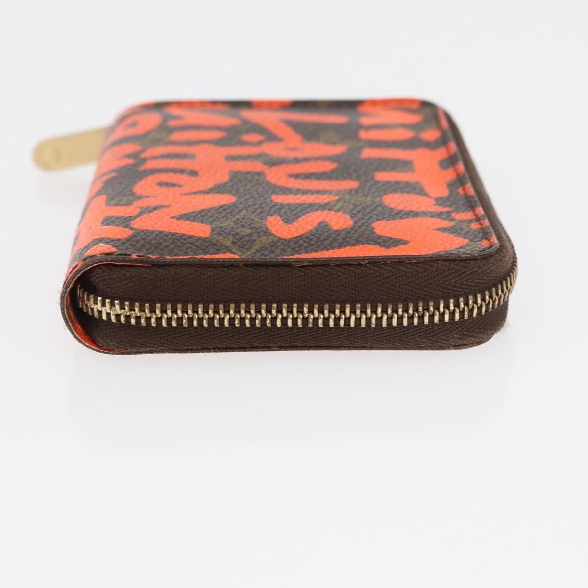 Louis Vuitton Porte-Monnaie Zippy Wallet Monogramme Empreinte Orange Canvas Wallets Accessory (Pre-Owned)