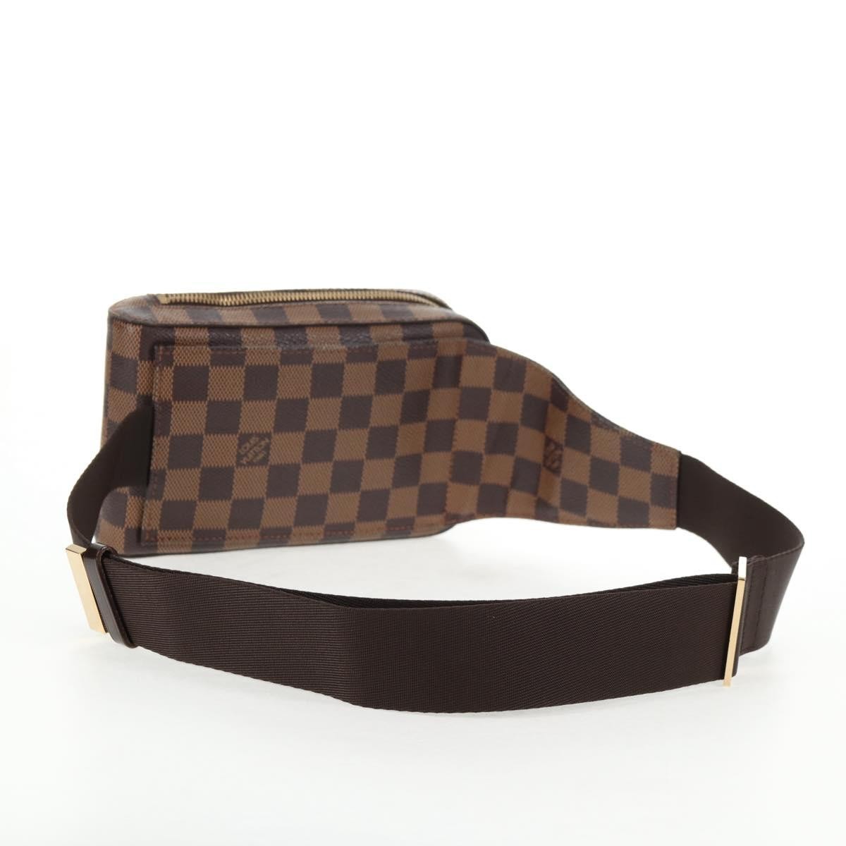 Louis Vuitton Geronimos Waist Bag Damier Brown Canvas Shoulder Bag Bag (Pre-Owned)