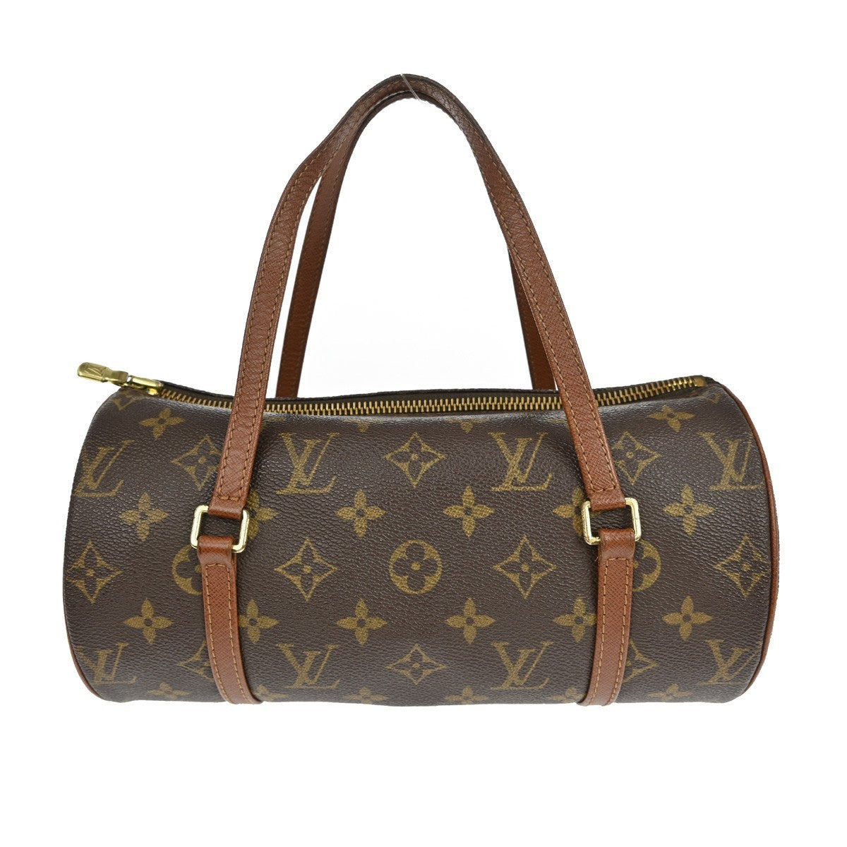 Louis Vuitton Papillon Handbag Monogram Canvas Brown Canvas Handbag (Pre-Owned)