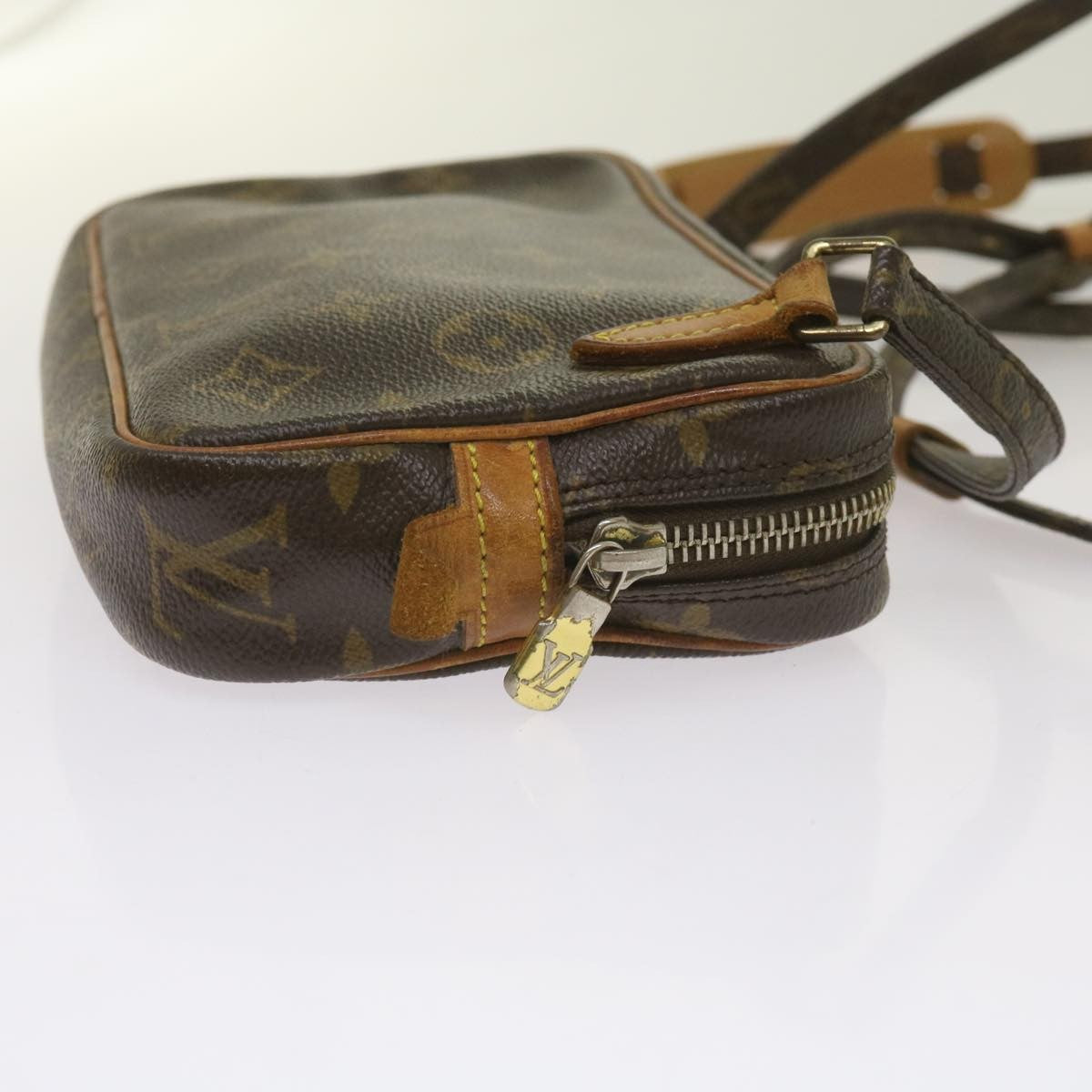 Louis Vuitton Pochette Marly Bandouliere Bag Monogram Canvas Brown Canvas Shoulder Bag Bag (Pre-Owned)