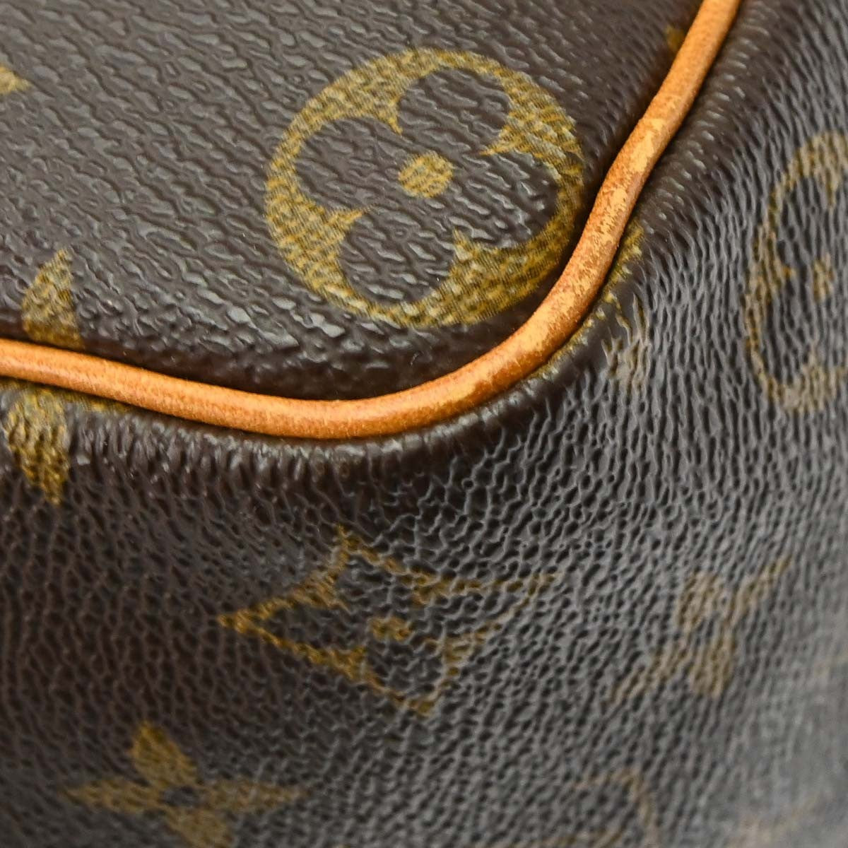 Louis Vuitton Speedy Handbag Monogram Canvas Brown Canvas Handbag (Pre-Owned)