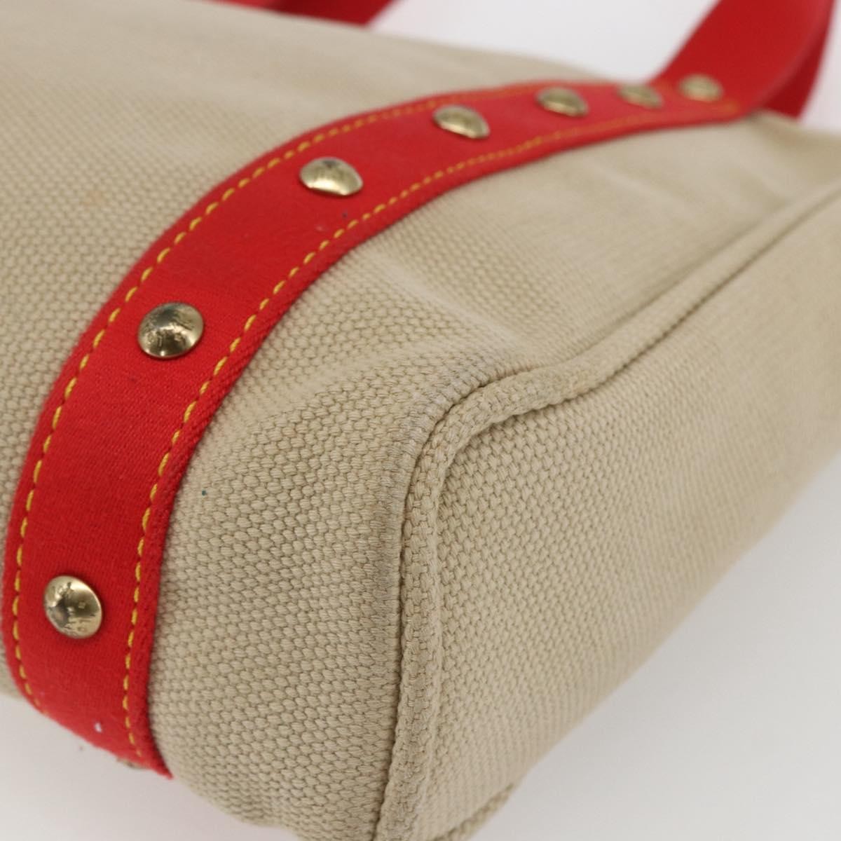 Louis Vuitton Antigua Tote Canvas Beige Canvas Tote Bag Bag (Pre-Owned)