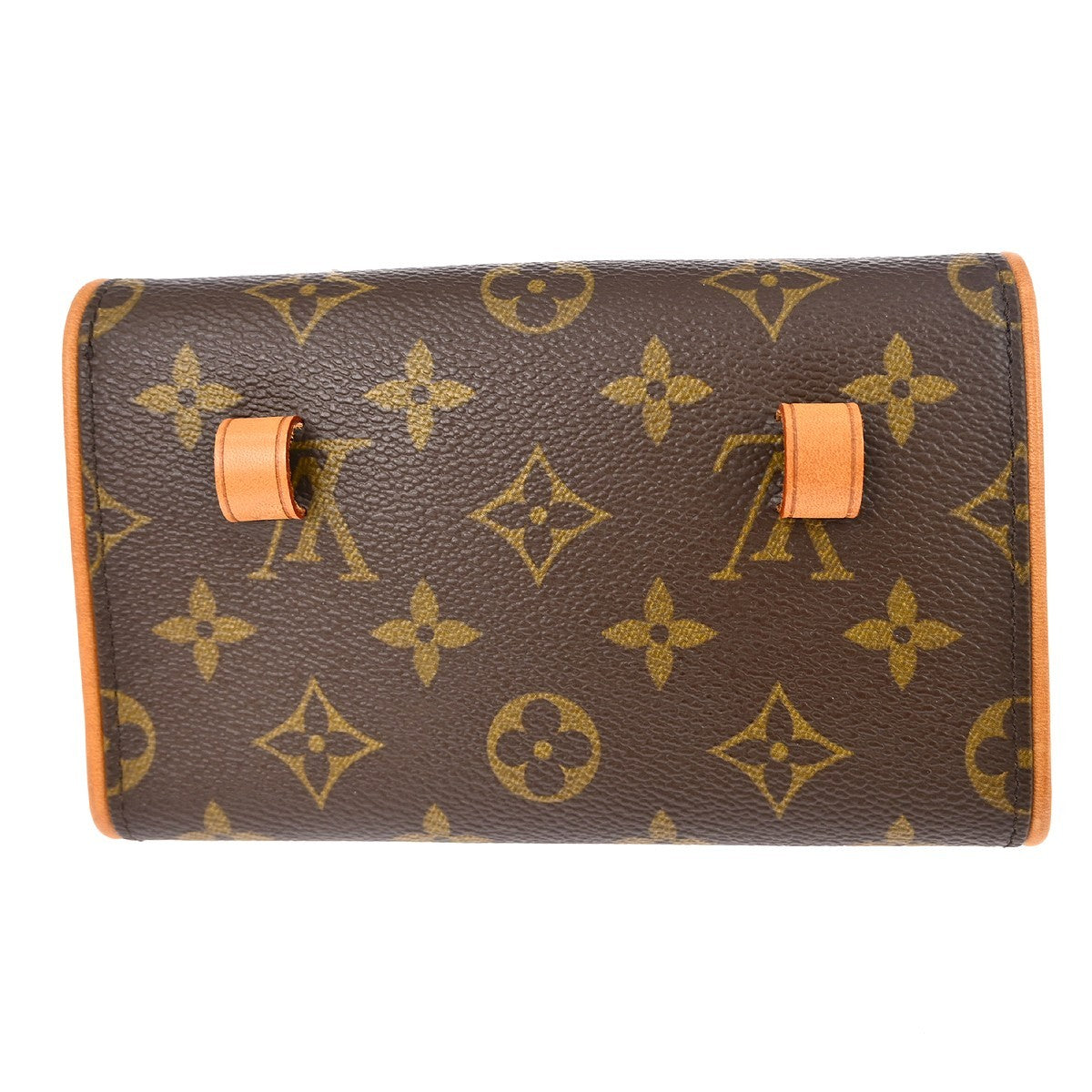Louis Vuitton Florentine Waist Bag Monogram Canvas Brown Canvas Clutche & Pouche Bag (Pre-Owned)