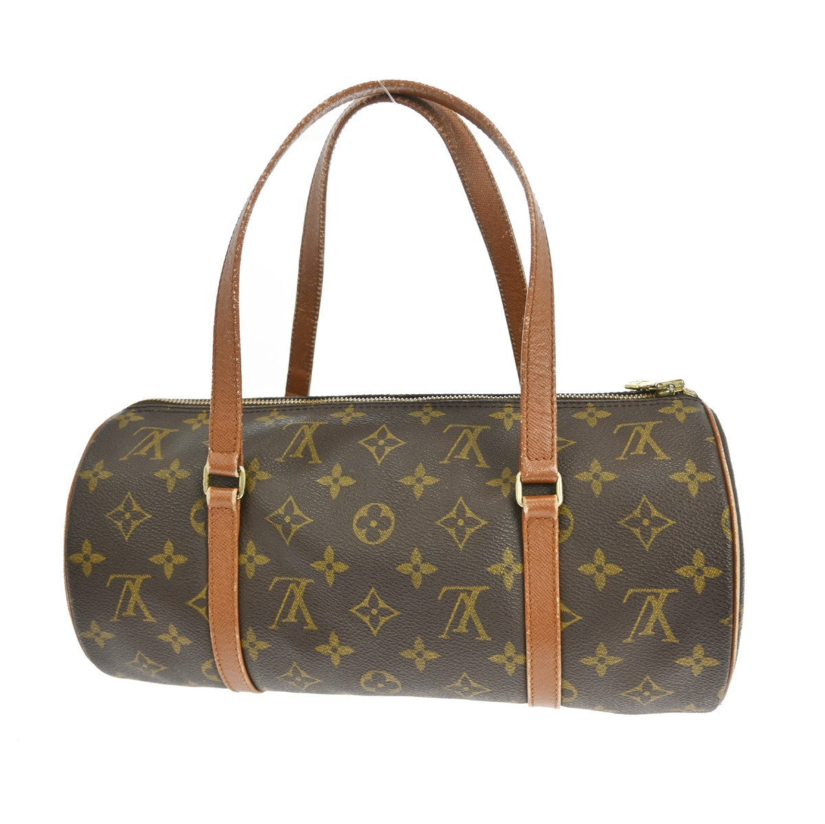 Louis Vuitton Papillon Handbag Monogram Canvas Brown Canvas Handbag (Pre-Owned)