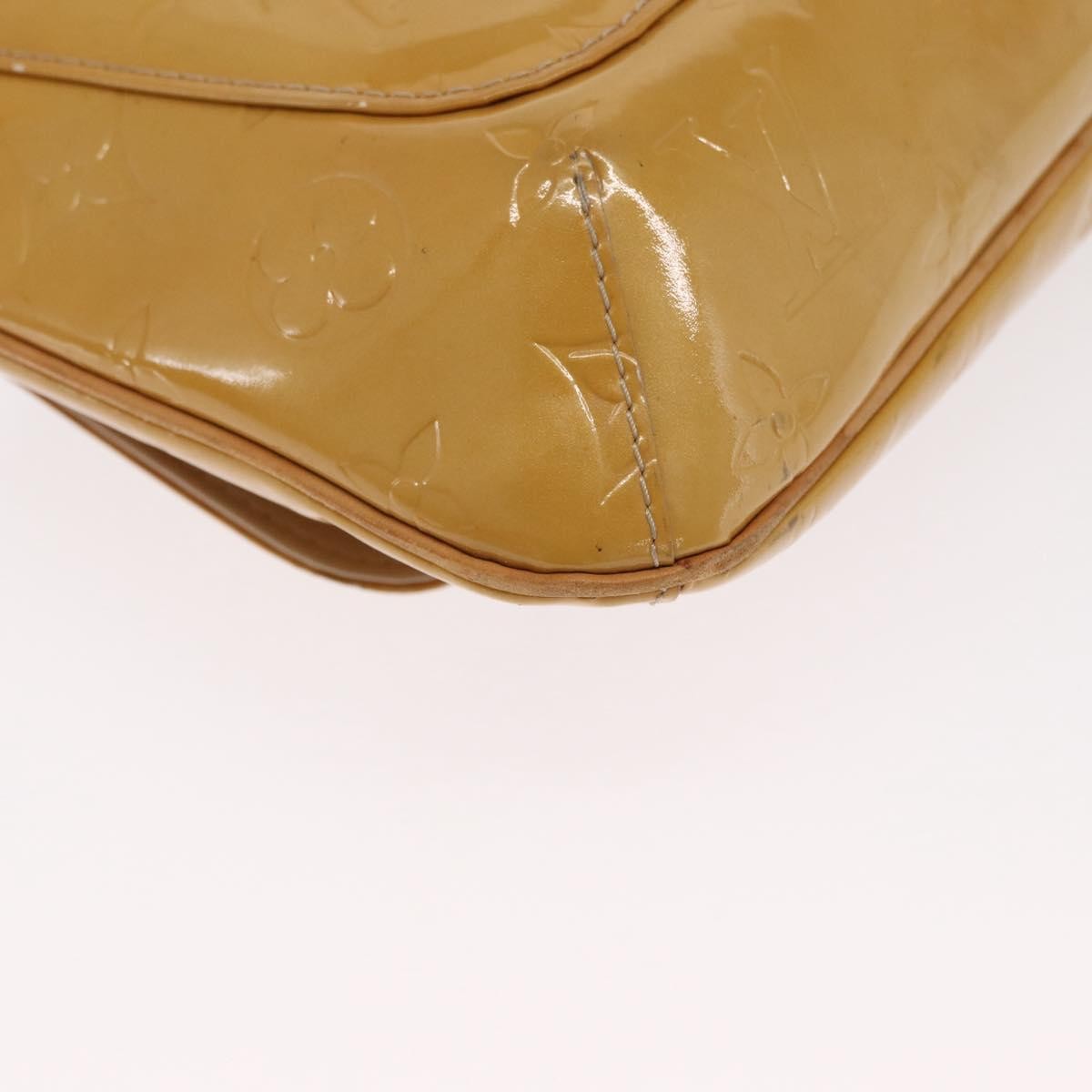 Louis Vuitton Thompson Street Handbag Monogram Vernis Yellow Patent_Leather Shoulder Bag Bag (Pre-Owned)