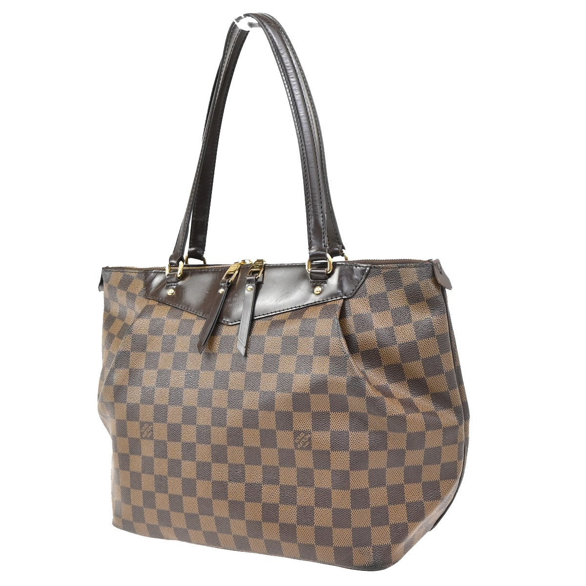 Louis Vuitton Westminster Handbag Damier Brown Canvas Tote Bag Bag (Pre-Owned)