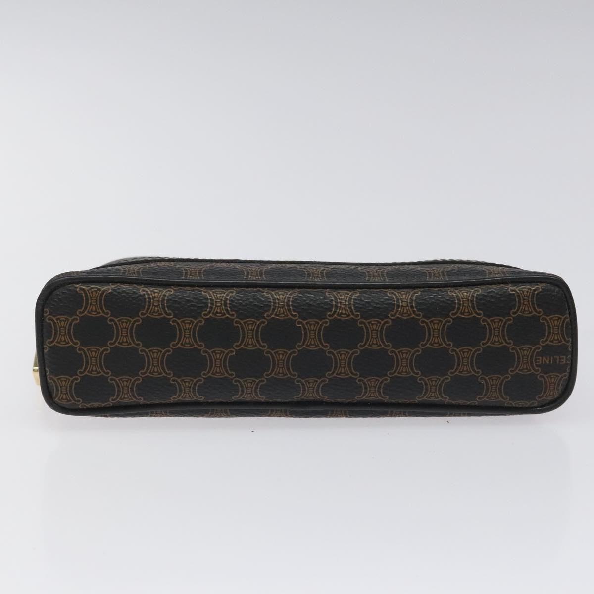 Celine Macadam Pochette Canvas And Leather Black Canvas Clutche & Pouche Bag (Pre-Owned)