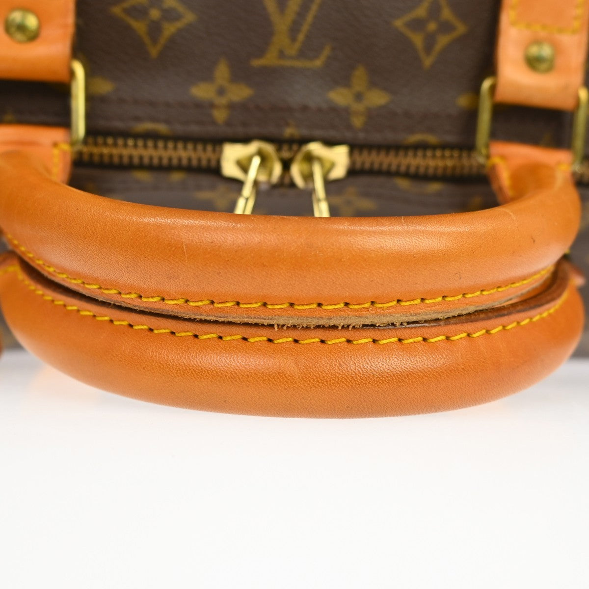 Louis Vuitton Keepall Bandouliere Bag Monogram Canvas Brown Canvas Travel Bag Bag (Pre-Owned)