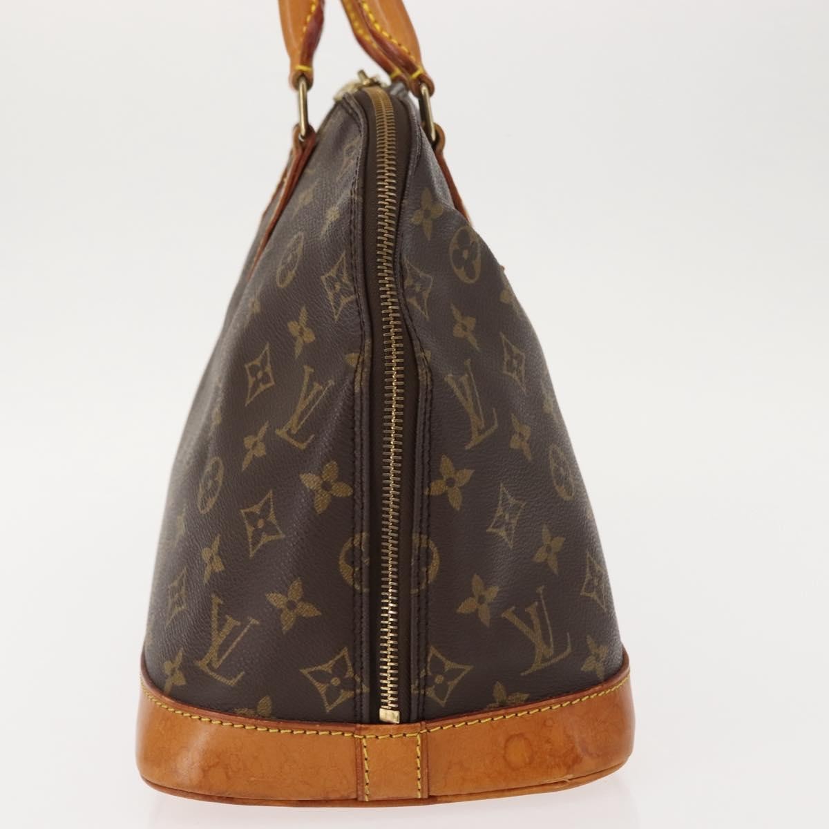 Louis Vuitton Vintage Alma Handbag Monogram Canvas Brown Canvas Handbag (Pre-Owned)