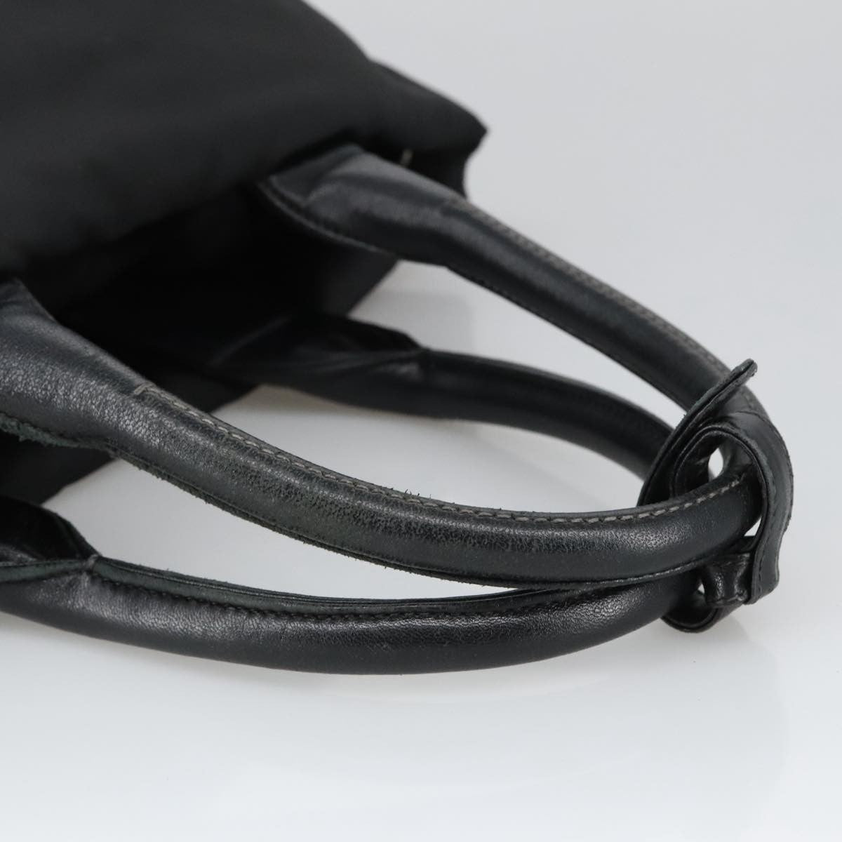 Prada Convertible Double Tote Tessuto Navy Nylon Bag (Pre-Owned)