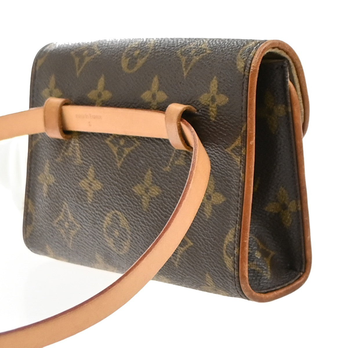 Louis Vuitton Florentine Waist Bag Monogram Canvas Brown Canvas Clutche & Pouche Bag (Pre-Owned)