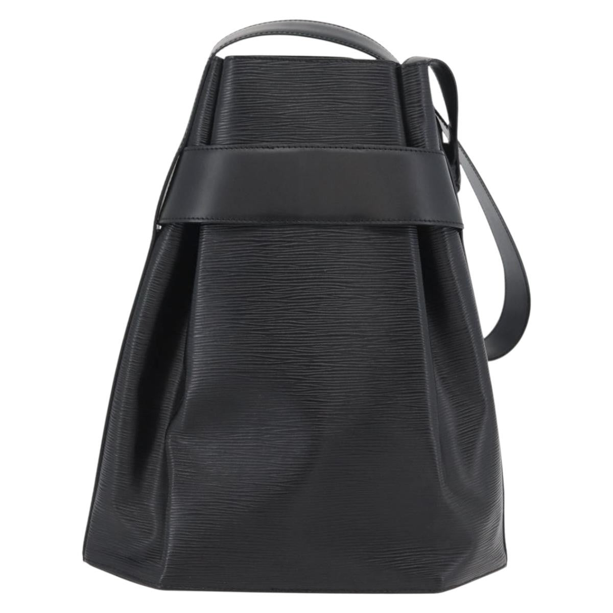 Louis Vuitton Vintage Sac D'epaule Handbag Epi Leather Black Leather Shoulder Bag Bag (Pre-Owned)