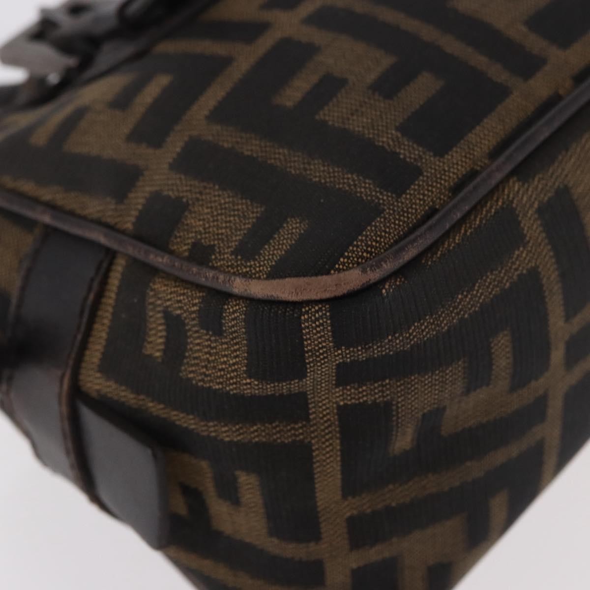 Fendi Zucca Tote Bag Ff Motif Multicolour Canvas Shoulder Bag Bag (Pre-Owned)