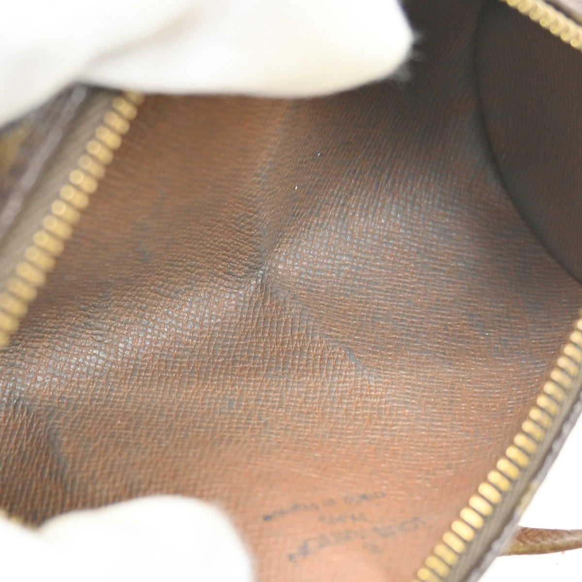 Louis Vuitton Papillon Pochette Monogram Canvas Brown Canvas Handbag (Pre-Owned)