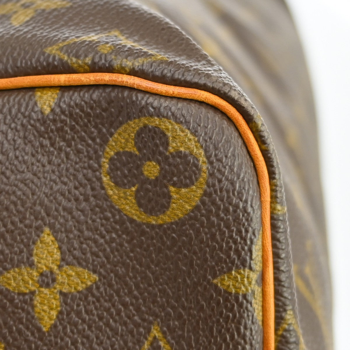 Louis Vuitton Speedy Handbag Monogram Canvas Brown Canvas Handbag (Pre-Owned)