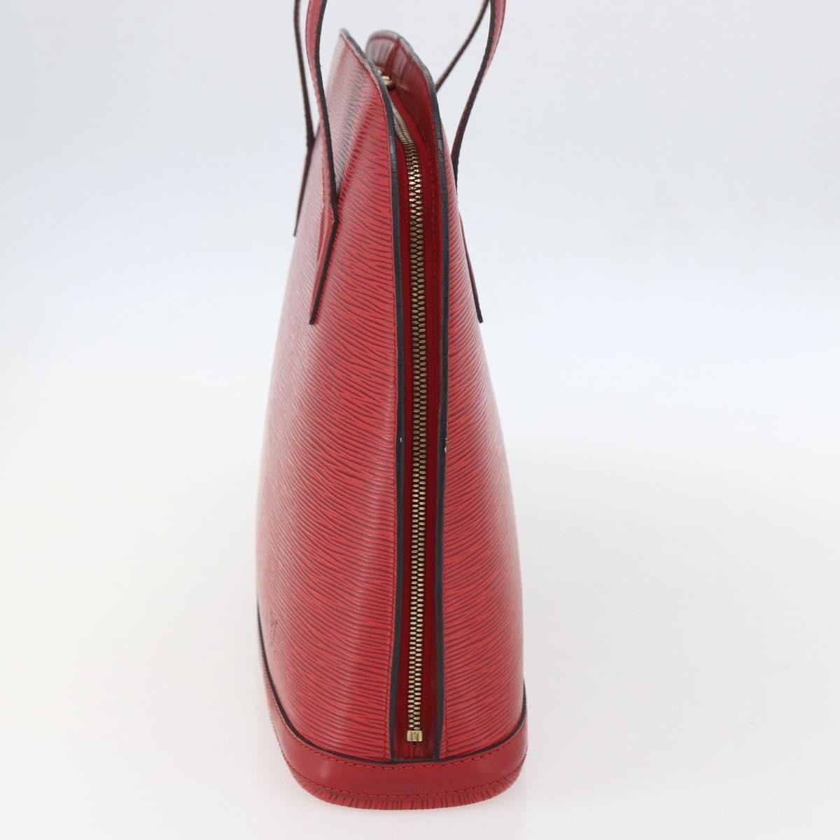 Louis Vuitton Lussac Handbag Epi Leather Red Leather Shoulder Bag Bag (Pre-Owned)