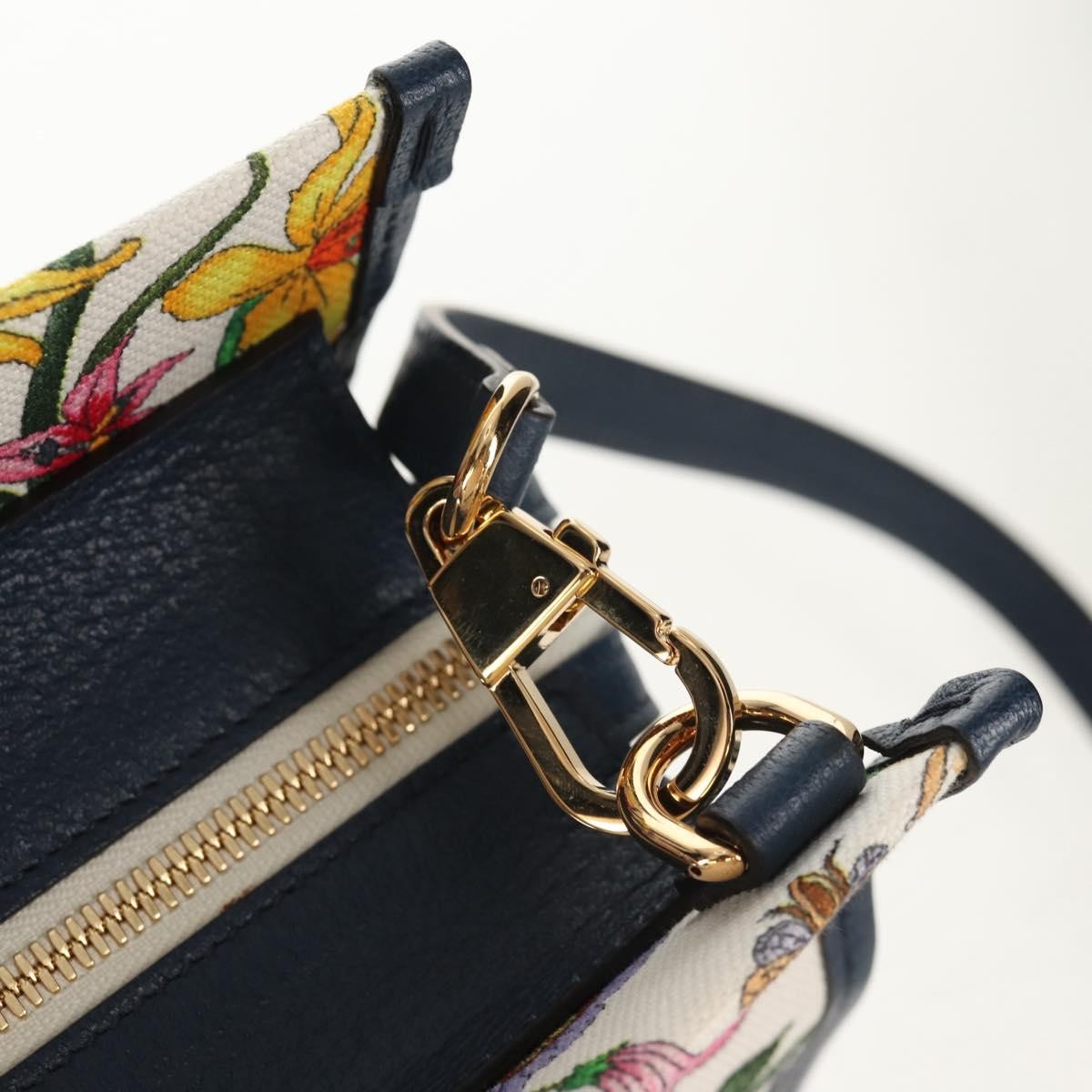 Gucci Flora Canvas Multicolour Canvas Tote Bag Bag (Pre-Owned)