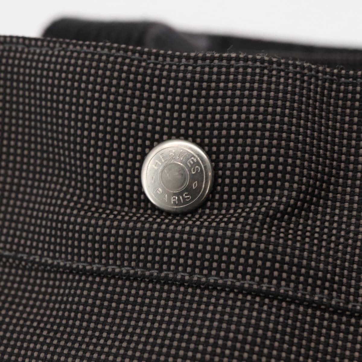 Hermes Fourre-Tout Herline Canvas Gray Canvas Tote Bag Bag (Pre-Owned)