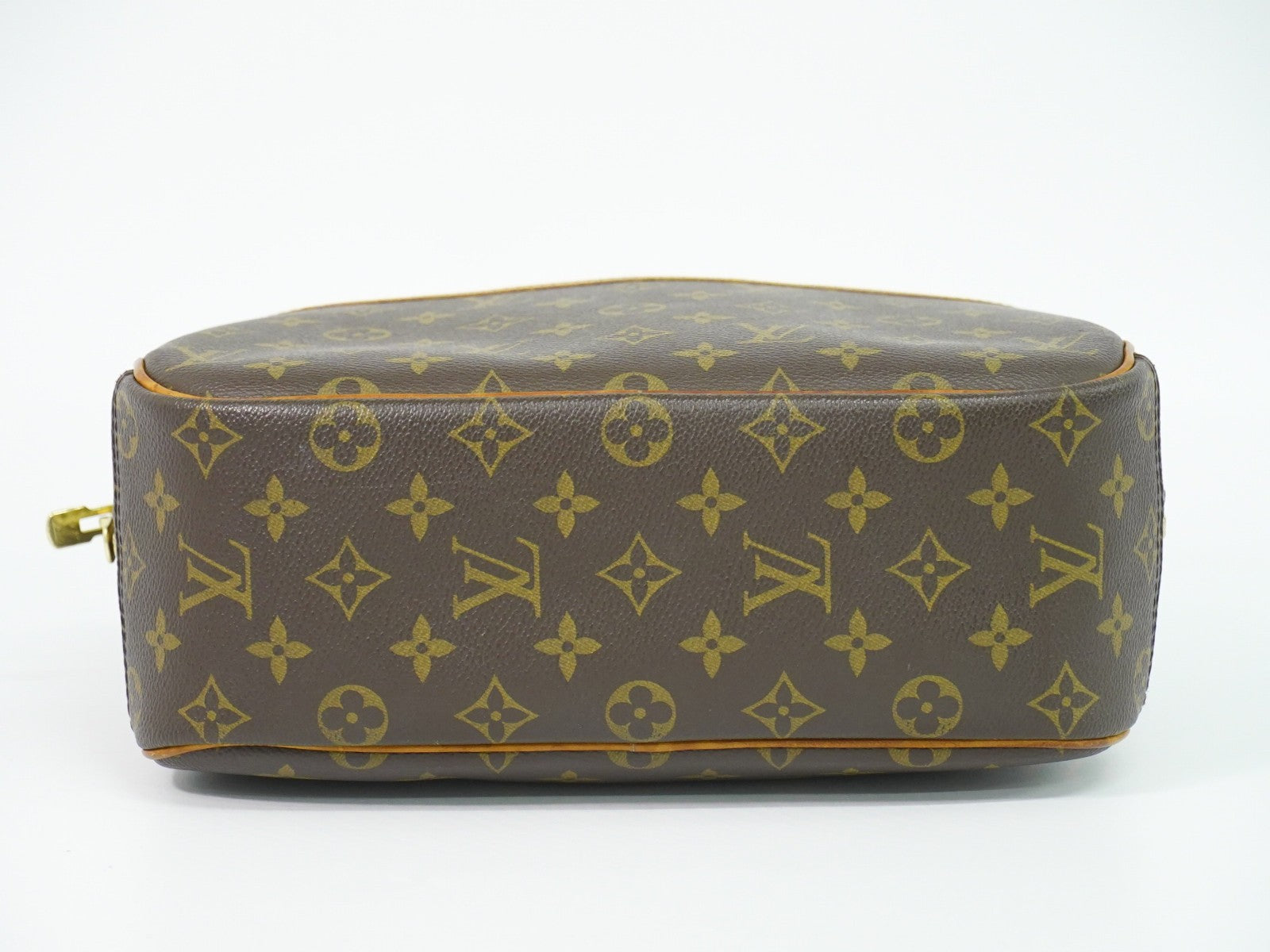 Louis Vuitton Trouville Handbag Monogram Canvas Brown Canvas Handbag (Pre-Owned)