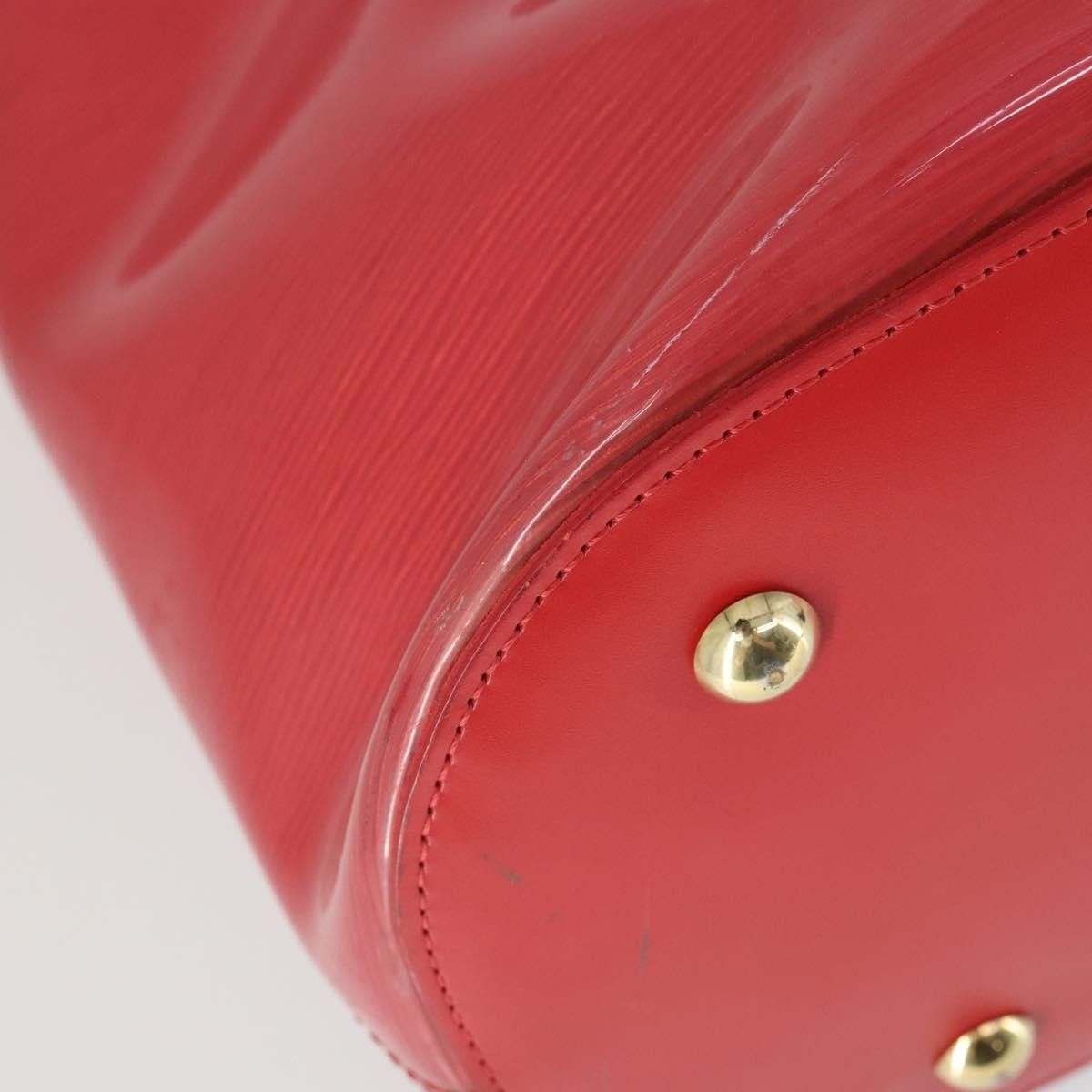 Louis Vuitton Plage Lagoon Bay Handbag Vinyl Epi Leather Red Plastic Tote Bag Bag (Pre-Owned)