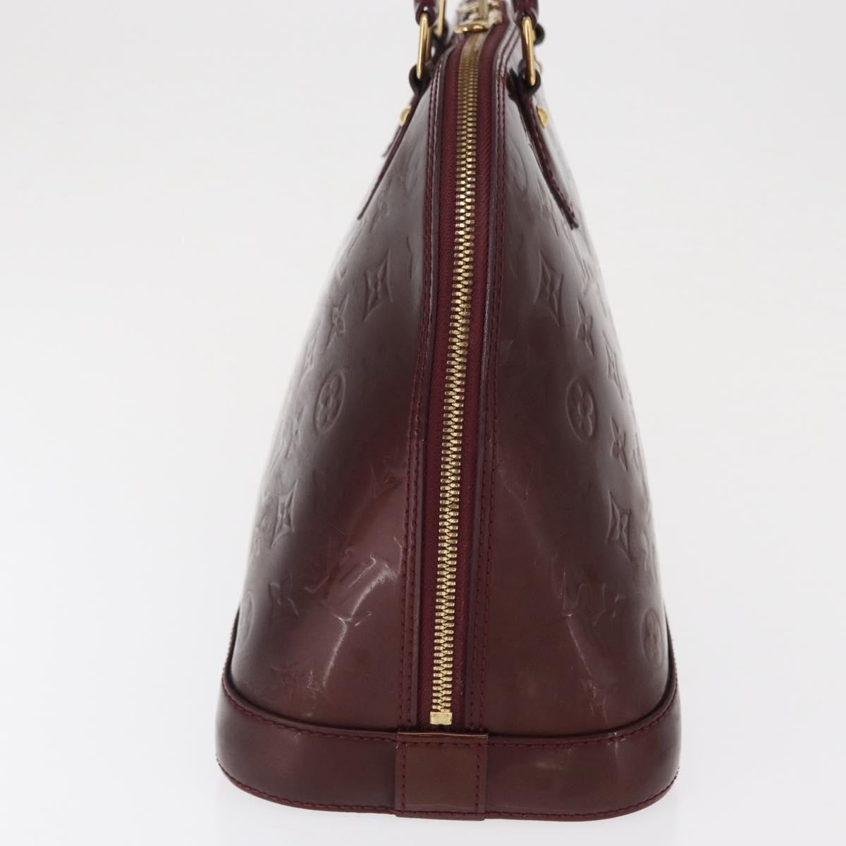 Louis Vuitton Alma Handbag Patent Leather Red Patent_Leather Handbag (Pre-Owned)