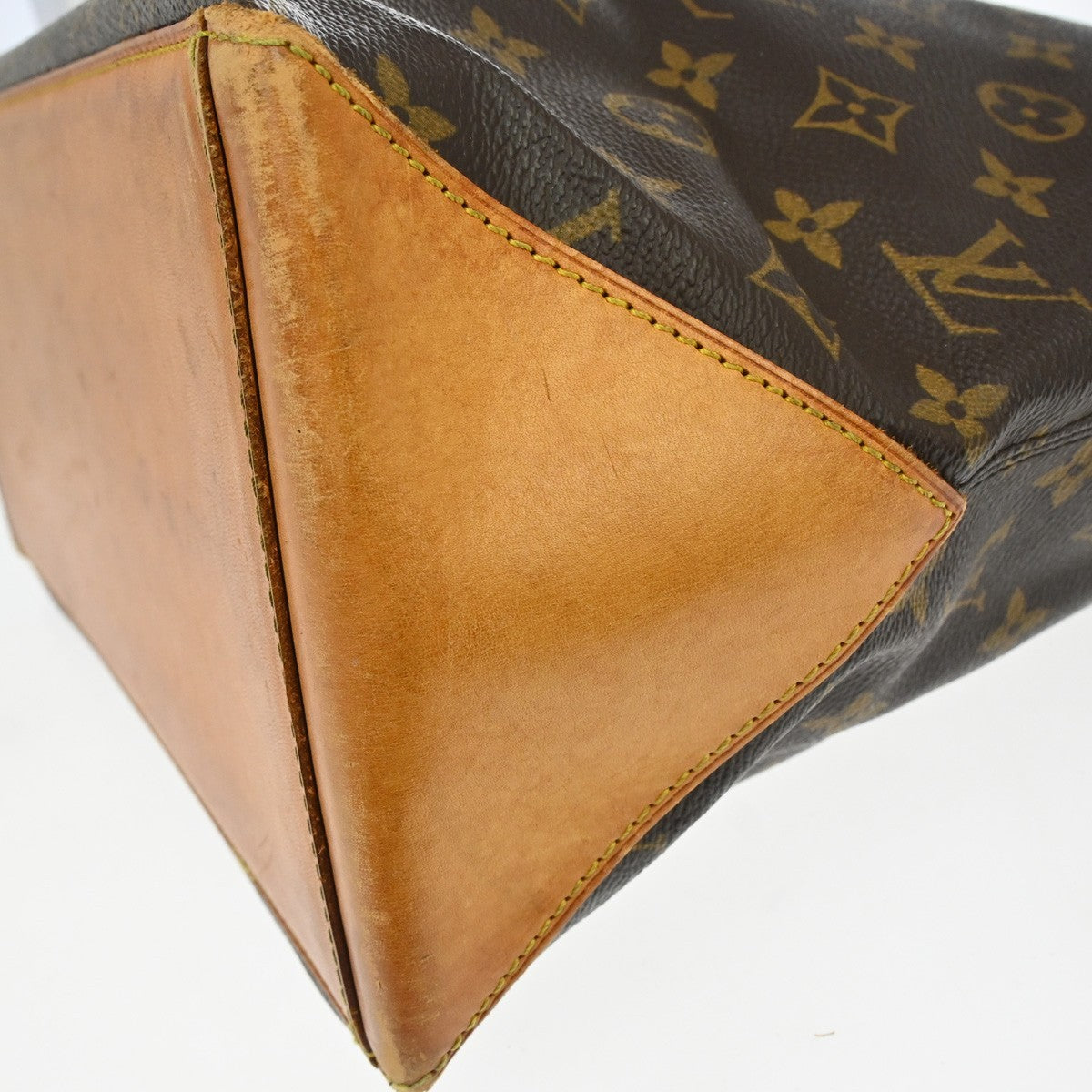Louis Vuitton Cabas Mezzo Monogram Canvas Brown Canvas Tote Bag Bag (Pre-Owned)