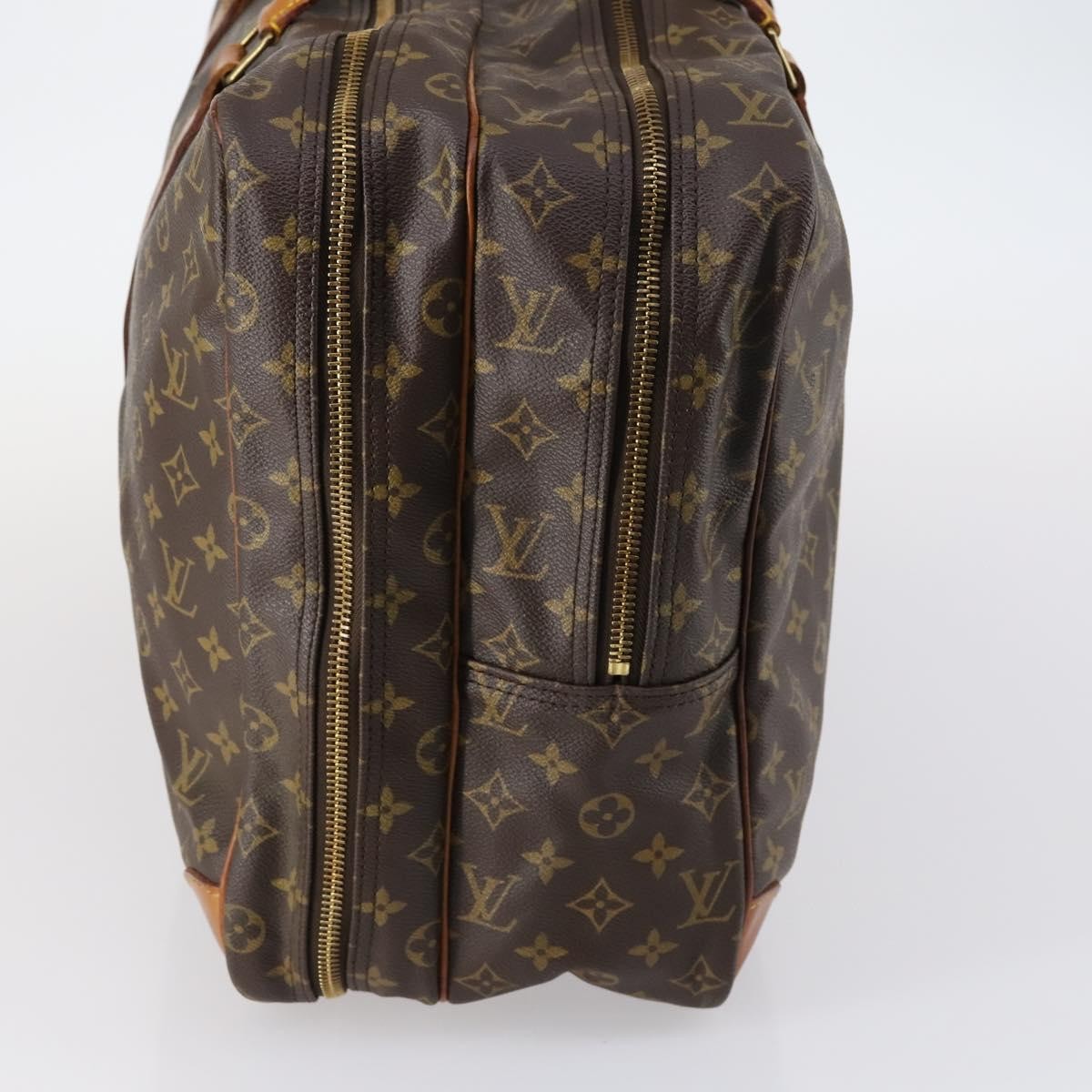 Louis Vuitton Sirius Handbag Monogram Canvas Brown Canvas Travel Bag Bag (Pre-Owned)