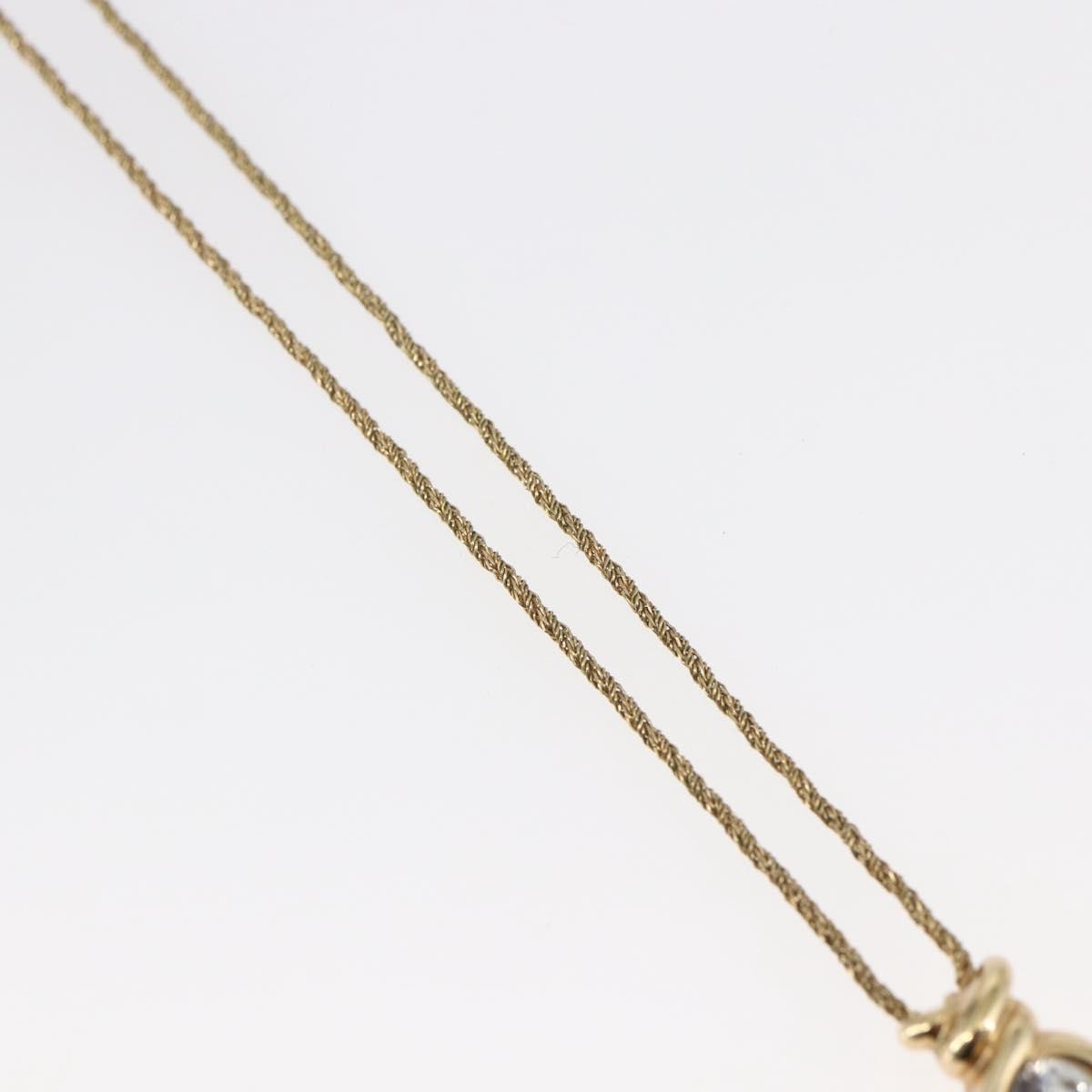 Christian Dior Cd Pendant Necklace Metal Gold Metal Jewelry (Pre-Owned)