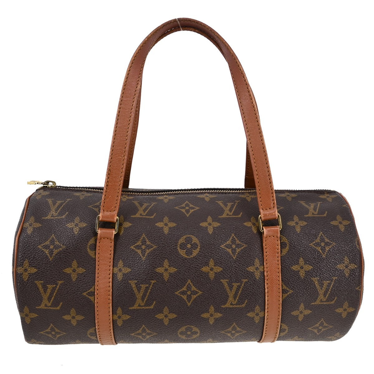Louis Vuitton Papillon Handbag Monogram Canvas Brown Canvas Handbag (Pre-Owned)