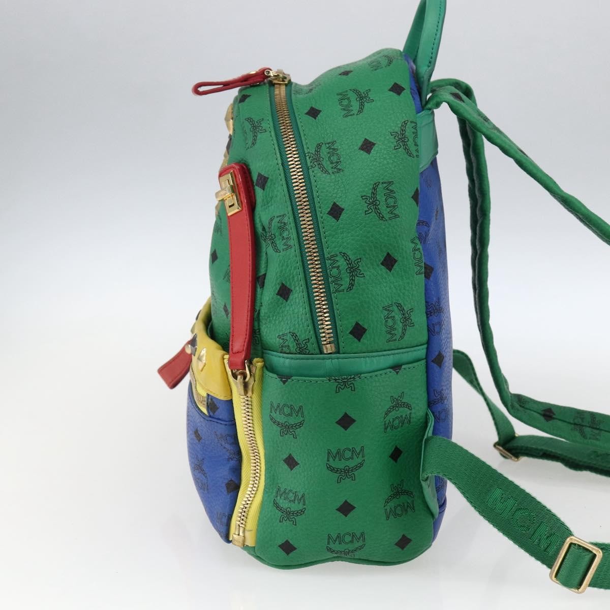 MCM Vintage Vicetos Backpack Pvc Leather Multicolour Pvc Backpack Bag (Pre-Owned)